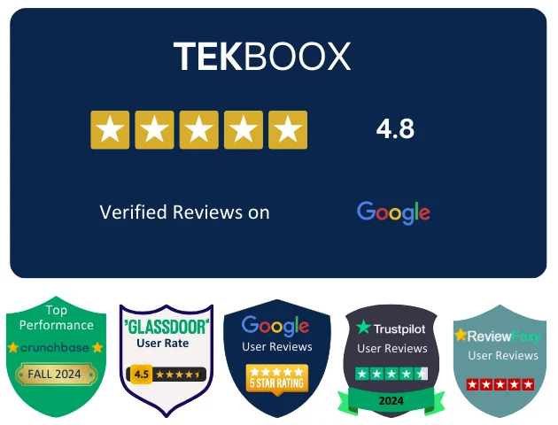 Tekboox verified reviews